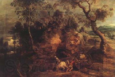 Peter Paul Rubens Landscape With Carters (mk27) Spain oil painting art